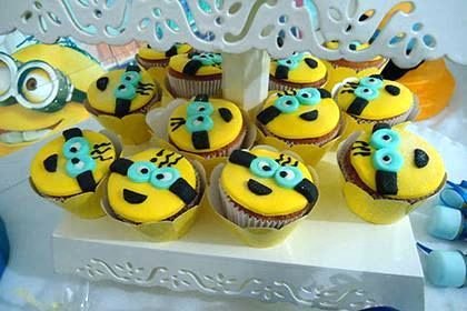 Cupcake dos Minions