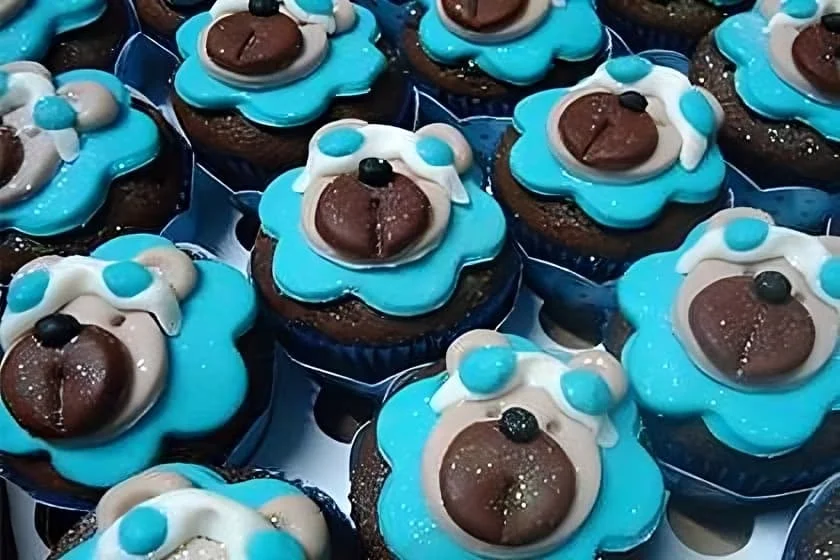 Cupcakes Personalizados de Ursinho Cupcakes Personalizados de Ursinho