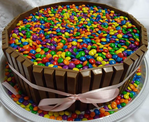 Bolo de chocolate, detalhes de um lindo bolo de chocolate com