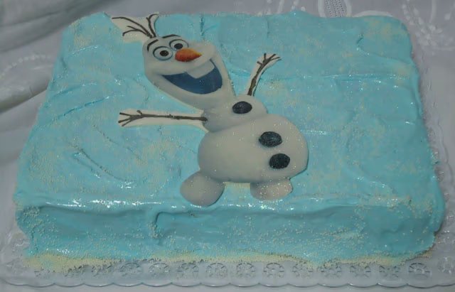 Bolo Frozen – Olaf