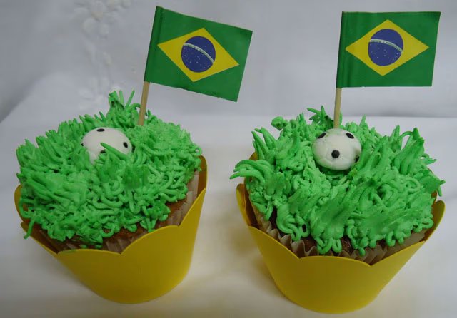 Cupcakes Copa do Mundo