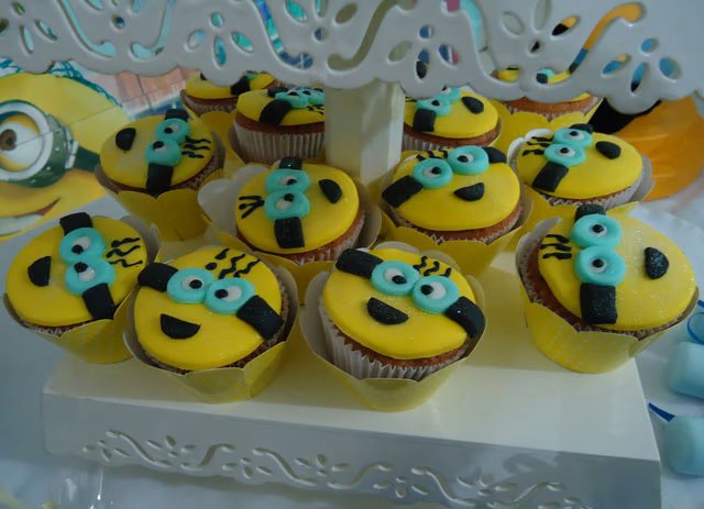 Cupcake dos Minions