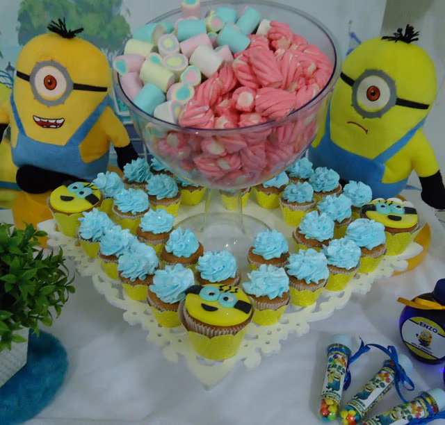 Cupcake dos Minions