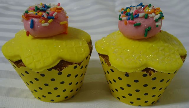Cupcakes Decorados Simpsons