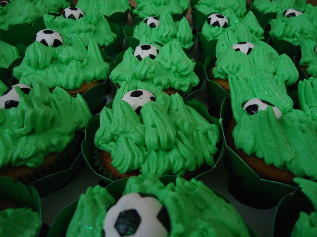 Cupcakes de Futebol