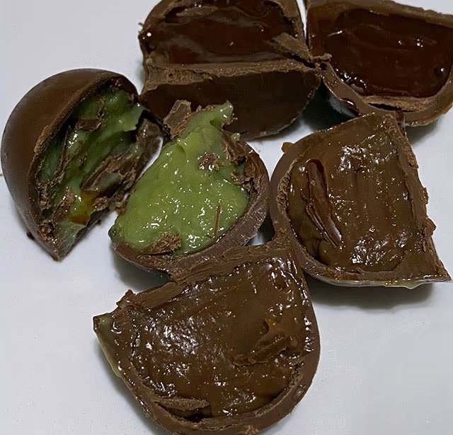 Trufa Ovomaltine e Pistache